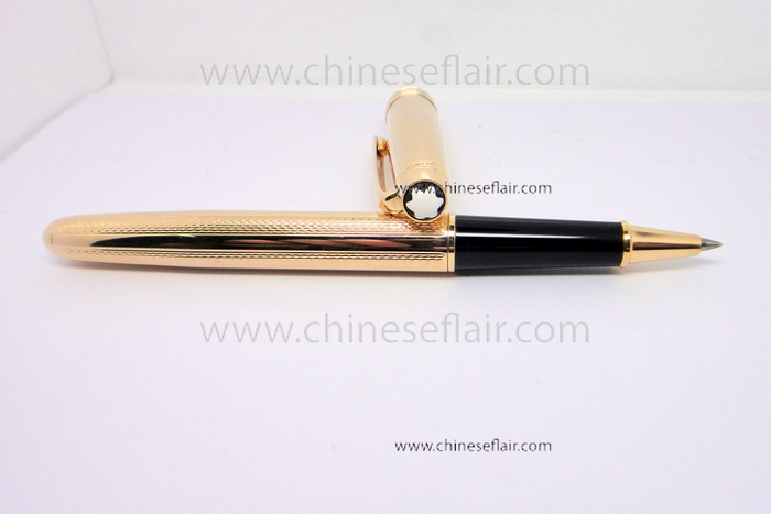 All Gold Replica Montblanc Pen Meisterstuck Rollerball Pen